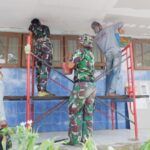 Satgas TMMD ke-126 Kodim 0815/Mojokerto Bersama Warga Rehab Atap SDN Sumbertanggul 2, Wujud Nyata Kepedulian untuk Dunia Pendidikan