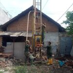 Pengeboran Sumur Air Bersih Warnai Kegiatan TMMD ke-126 Kodim 0815/ Mojokerto di Dusun Wonokoyo