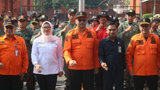 Antisipasi Potensi Bencana, Pemkab Mojokerto Gelar Apel Kesiapsiagaan Bencana Hidrometeorologi