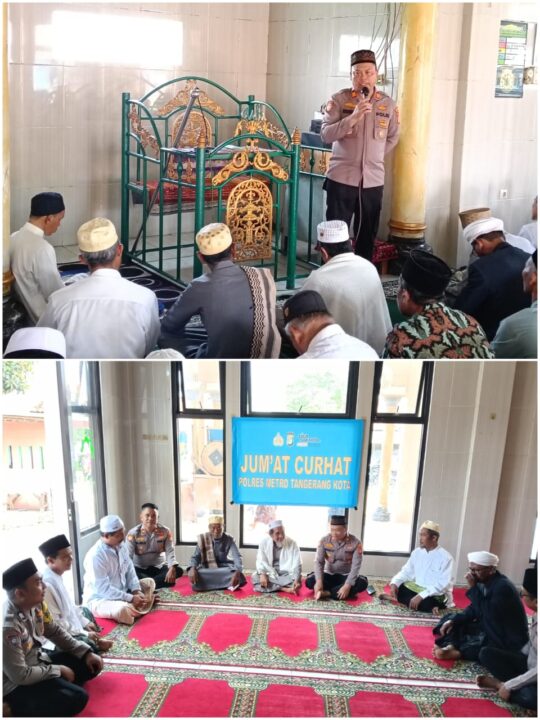 Polsek Pakuhaji Gelar Jum’at Keliling & Jum’at Curhat Wujud Sinergitas Polri & Masyarakat