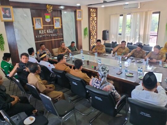 Kapolsek Kresek hadiri kegiatan Rakor Pembentukan Panitia Pelaksanaan Seleksi Tilawatil Qur’an ke XII tingkat Kecamatan Kresek