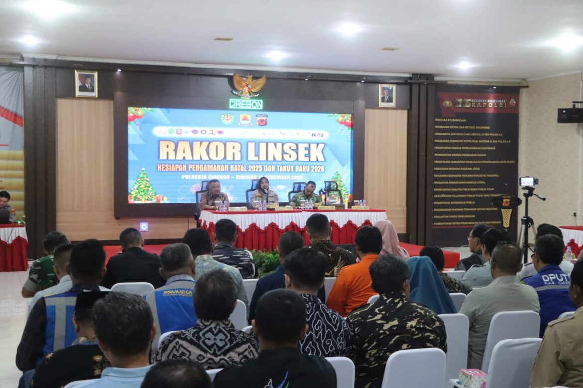 Polresta Cirebon Gelar Rapat Koordinasi Persiapan Pengamanan NATARU