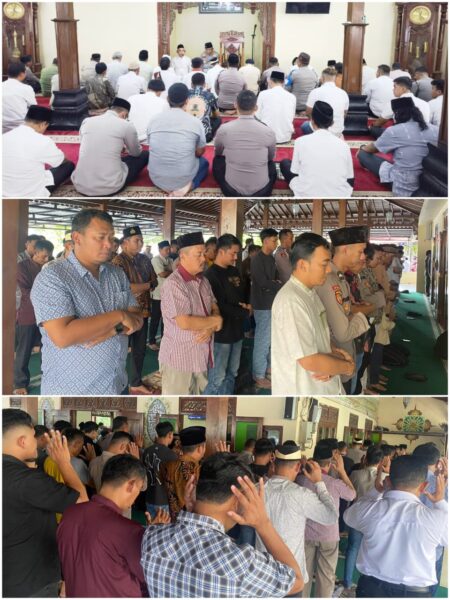 Polresta Tangerang Gelar Salat Gaib dan Istighotsah untuk Korban Bencana Alam di Sumatera
