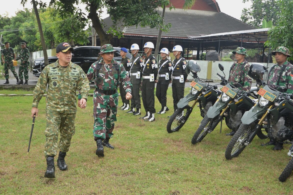 Dandim 0815/Mojokerto Tekankan Disiplin dan Tanggung Jawab dalam Apel Gelar Pasukan Penanggulangan Bencana