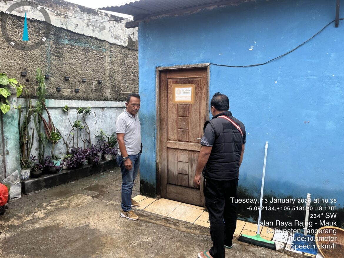 Tindaklanjuti Informasi Masyarakat, Polsek Rajeg Cek Lokasi Diduga Jual Obat Keras Tanpa Izin