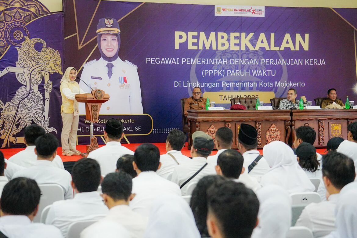 1.116 PPPK Paruh Waktu Kota Mojokerto Ikuti Pembekalan Tahun 2026