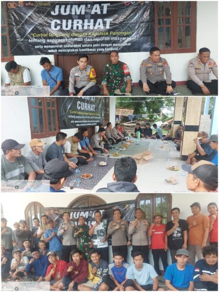 Kapolsek Panongan Gelar Jumat Curhat di Desa Mekar Jaya, Ajak Warga Aktif Jaga Kamtibmas