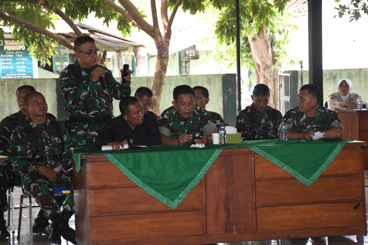Perkuat Pengawasan Babinsa di Lapangan, Kodim 0815/Mojokerto Gelar Bimtek Pembangunan KDKMP