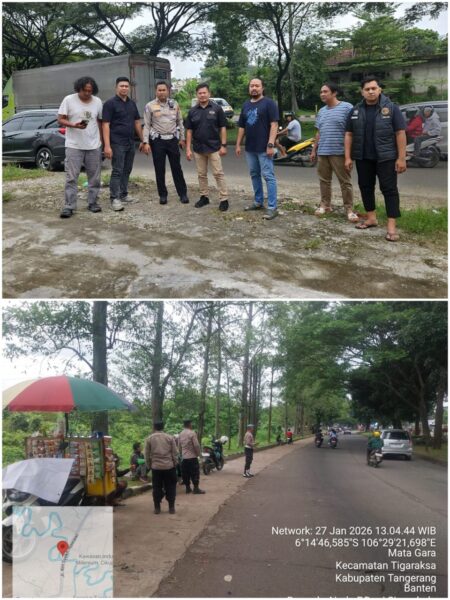 Respons Cepat Laporan Warga, Polresta Tangerang Cek TKP Pemberhentian Paksa Kendaraan Diduga oleh Matel