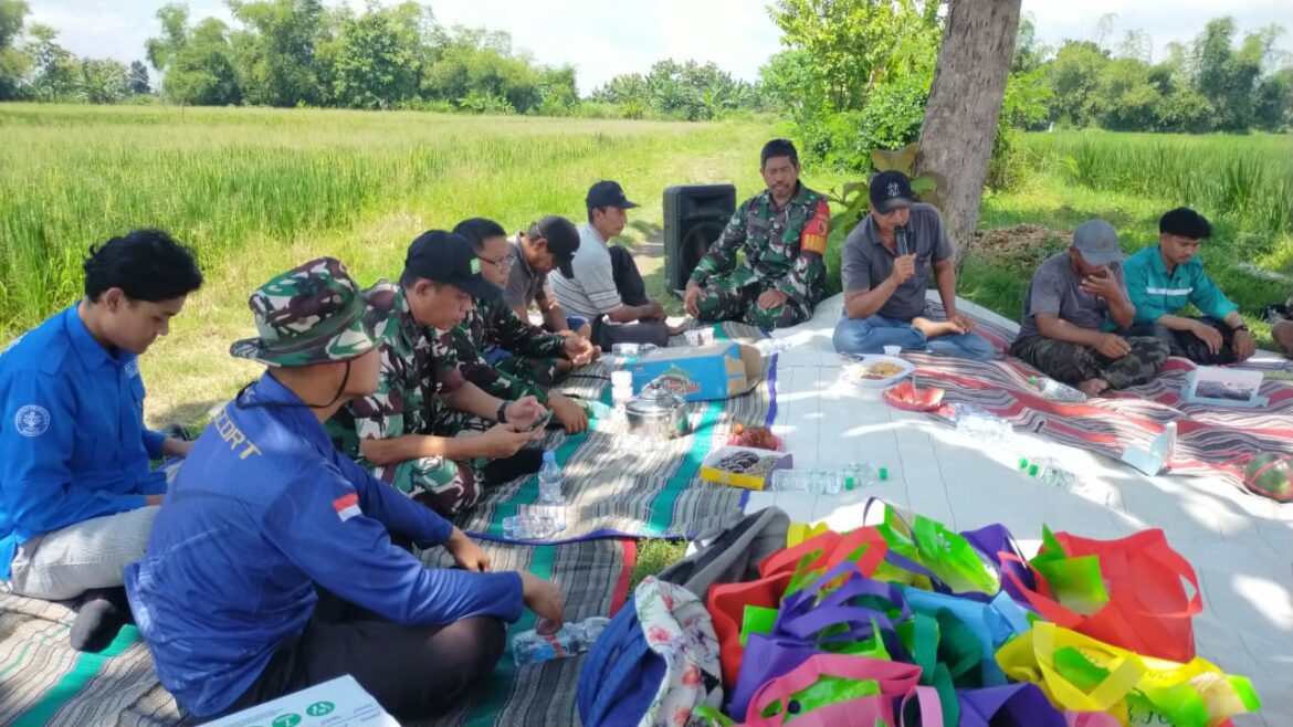 Temu Tani Kemitraan FEP PT PIM & Kodim 0815/Mojokerto Bersama Mahasiswa IPB, Perkuat Ketahanan Pangan di Desa Sawo