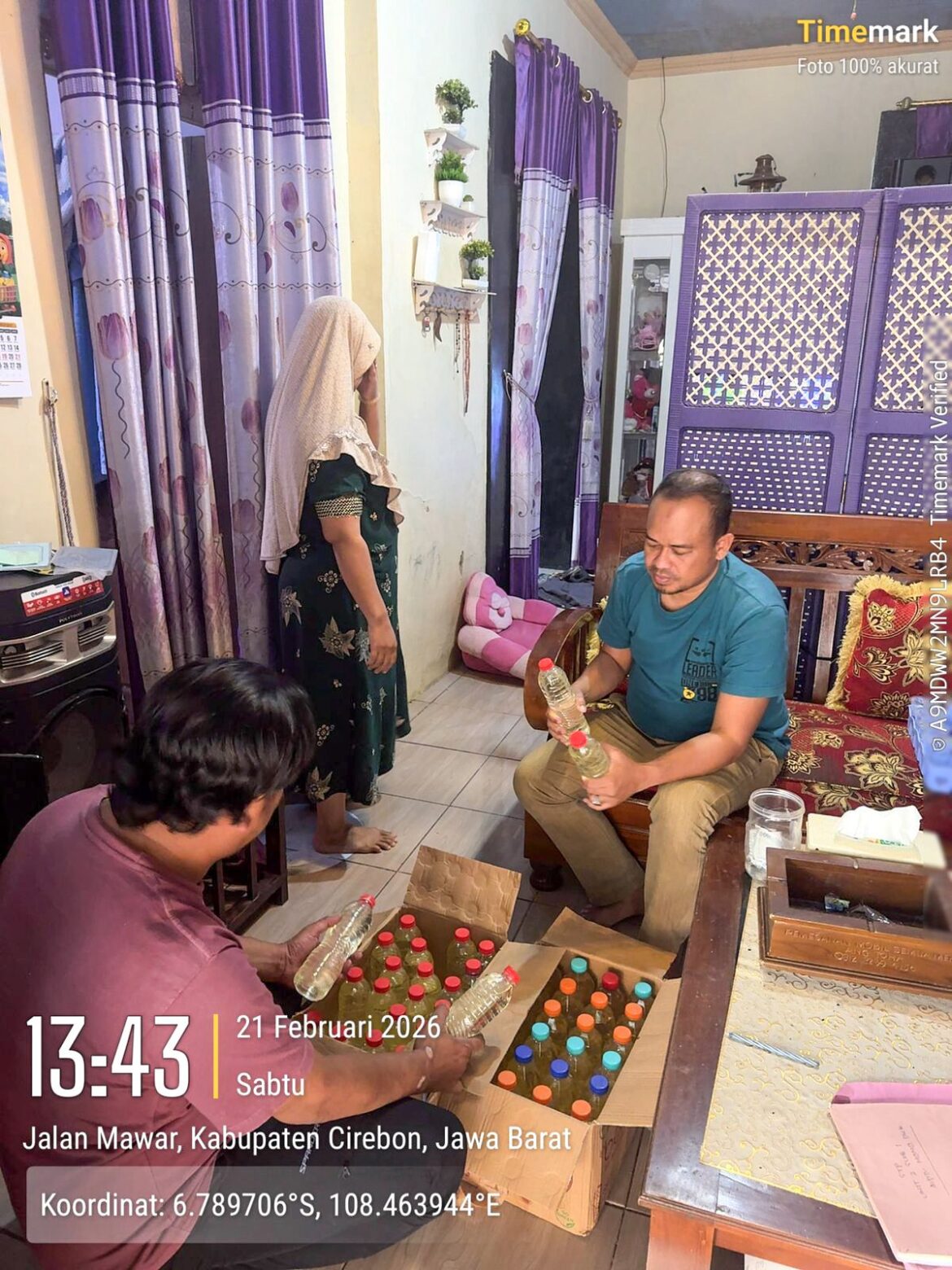 Polresta Cirebon Sita 78 Botol Miras Hasil Razia Pekat