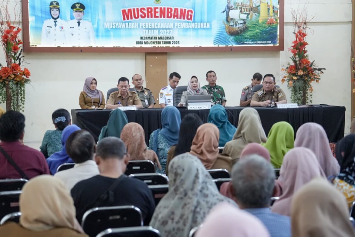 Musrenbang Kecamatan Magersari jadi Pembuka Perencanaan Pembangunan Kota Mojokerto 2027 di Tingkat Kecamatan