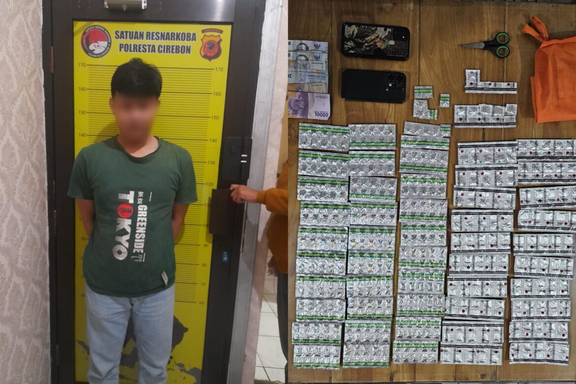 Polresta Cirebon Amankan Pengedar Obat Keras tanpa izin 