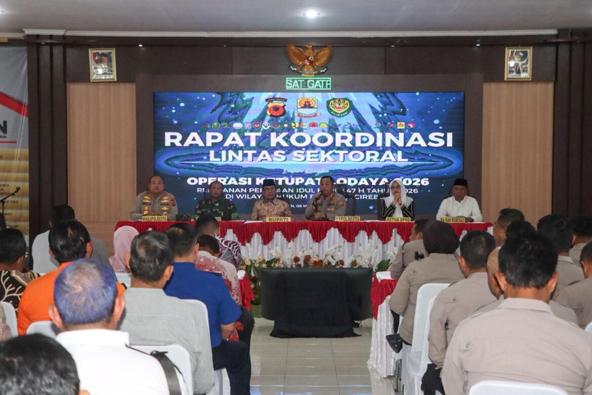 Polresta Cirebon Gelar Rakor Lintas Sektoral dan TFG Persiapan Pengamanan Operasi Ketupat Lodaya 2026
