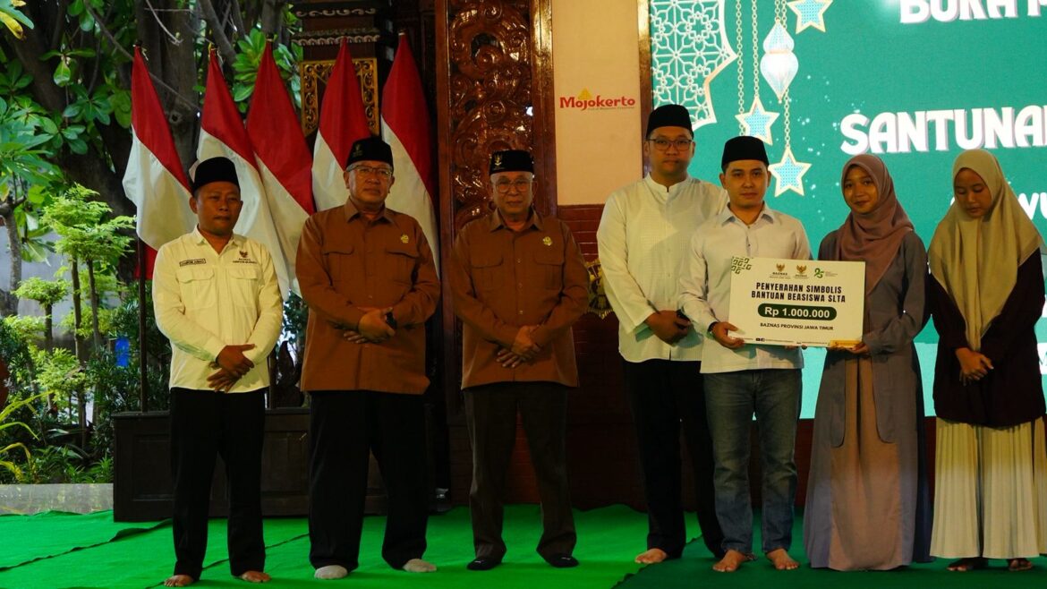 Perkuat Kepedulian Sosial di Bulan Ramadhan Pemkab Mojokerto dan Baznas Menyantuni 1.000 Anak Yatim