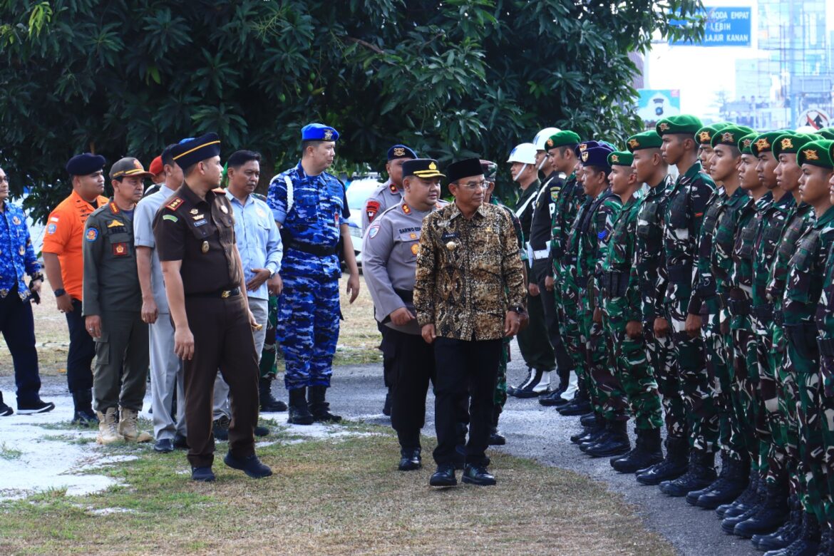 Kapolres Belitung Pimpin Apel Gelar Pasukan Operasi Ketupat Menumbing 2026