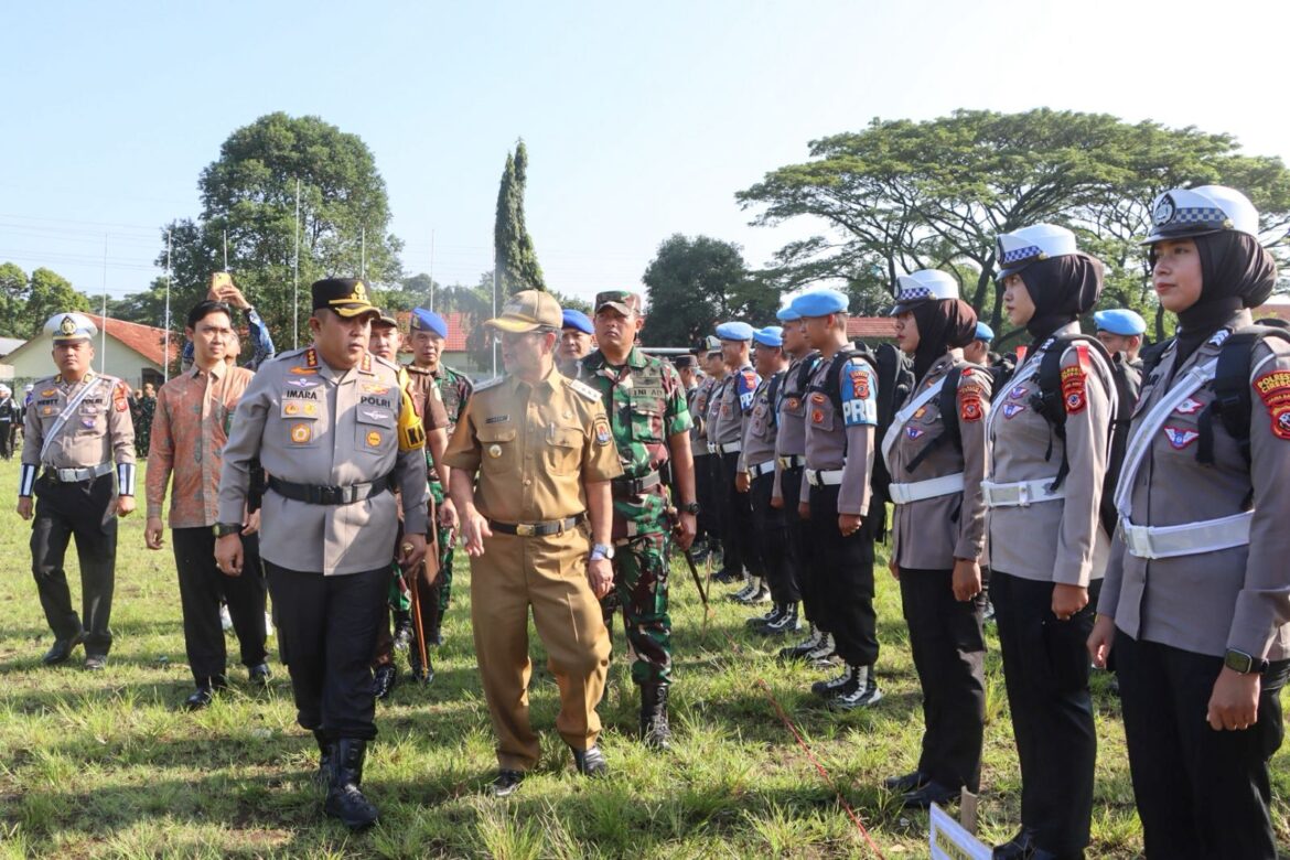 Polresta Cirebon Gelar Apel Gelar Pasukan Operasi Kepolisian Terpusat KETUPAT LODAYA 2026