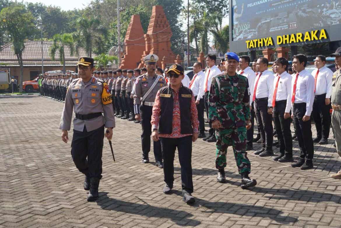 Pemkab Mojokerto Dukung Pengamanan Lebaran, 250 Personel Diterjunkan dalam Operasi Ketupat Semeru 2026