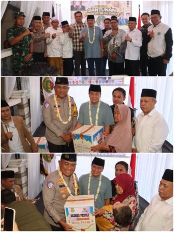 Bupati Bersama Kapolresta Tangerang Hadiri Santunan Yatim & Jompo FRJRI di Kronjo