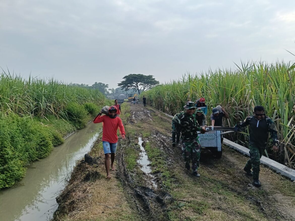 Hari Keempat Pengerjaan, Jembatan Perintis Garuda di Mojokerto Tunjukkan Progres Positif