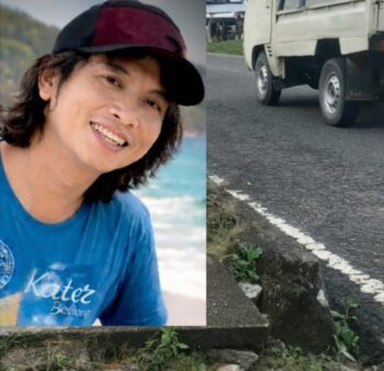 Trotoar Jalan Gajah Mada Tanjungpandan Rusak, Pejalan Kaki Terpaksa Berbagi Jalan dengan Kendaraan