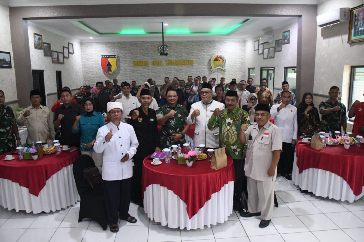 Rangkul Semua Elemen, Kodim 0815/Mojokerto Perkuat Komunikasi Sosial di Wilayah