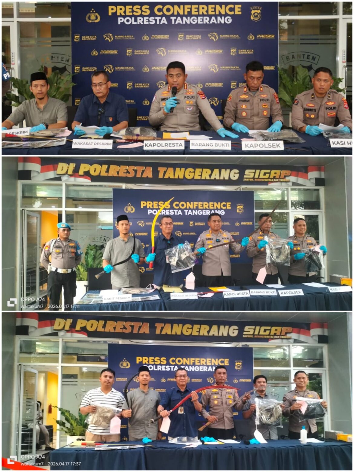 Polresta Tangerang Ungkap Kasus Tawuran Pelajar Berujung Maut Di Sukadiri 14 Orang Diamankan