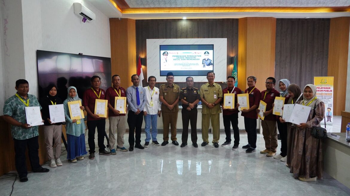 Konsisten Dukung Pelaku IKM, Pemkab Mojokerto Kembali Gelar Pembinaan Usaha Industri