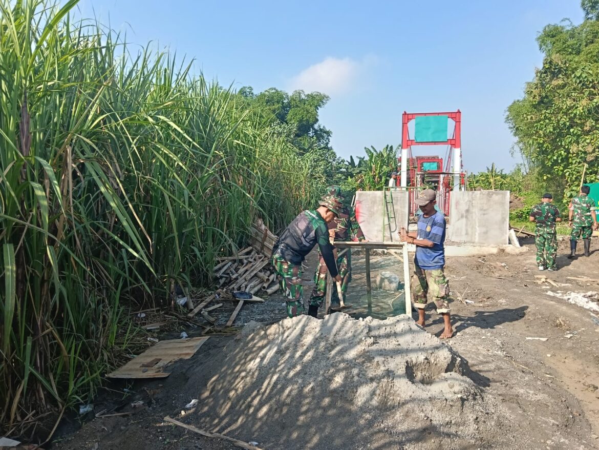 Tuntas Lebih Awal, Pembangunan Jembatan Perintis Garuda Mojokerto Capai 100 Persen di Hari ke-29