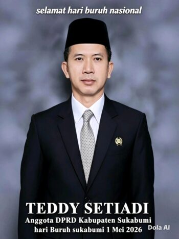 Teddy Setiadi, SE Mengucapkan Selamat Hari Buruh Nasional 2026