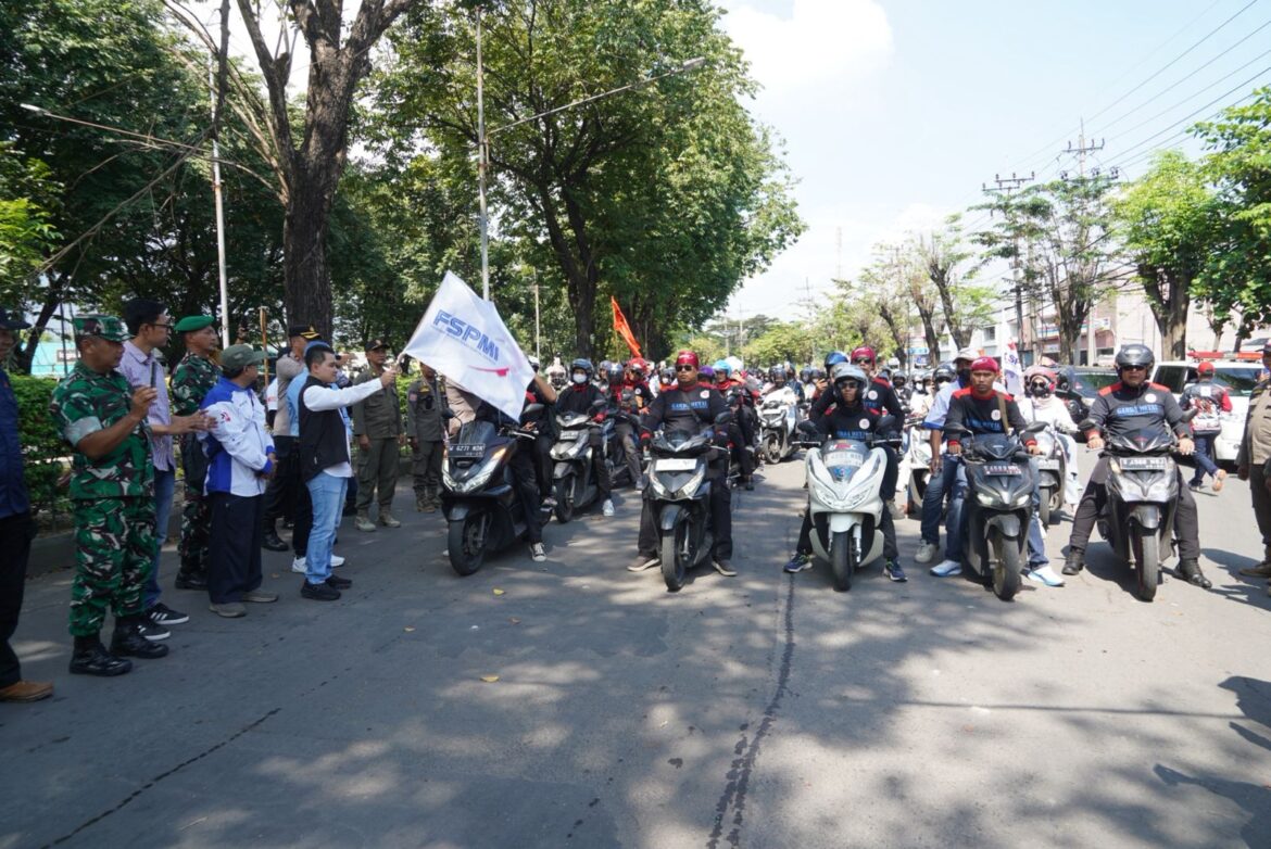 Ratusan Buruh NIP Ngoro Diberangkatkan Ke Surabaya Ikuti Aksi Damai May Day 2026