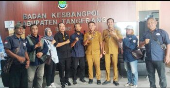Kesbangpol Sambut Baik Kehadiran Pengurus Baru DPD SWI Kabupaten Tangerang