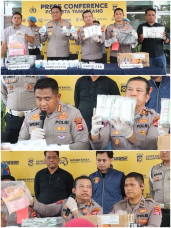 Polresta Tangerang Bongkar Peredaran 37 Ribu Butir Obat Keras Ilegal, Dua Pria Ditangkap