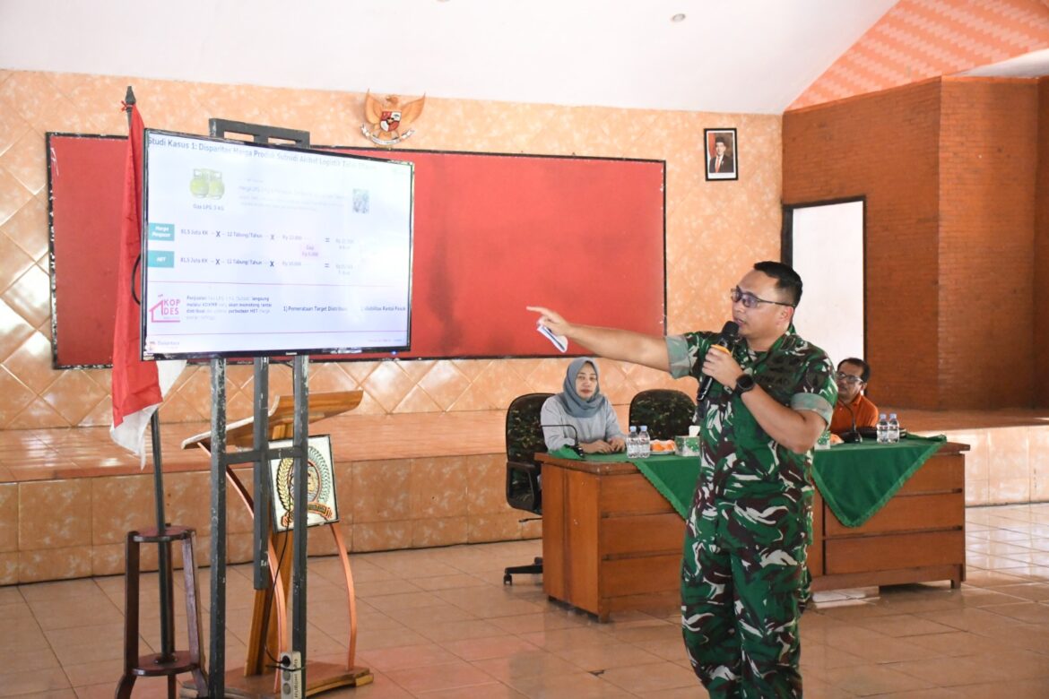 Rakor Bersama Kepala Desa, Dandim 0815/Mojokerto Bahas Persiapan Launching KDKMP