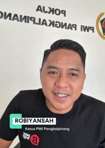 PWI Pangkalpinang Aksi Dukungan untuk Ali Hasmara, Harap PWI Belitung Semakin Profesional