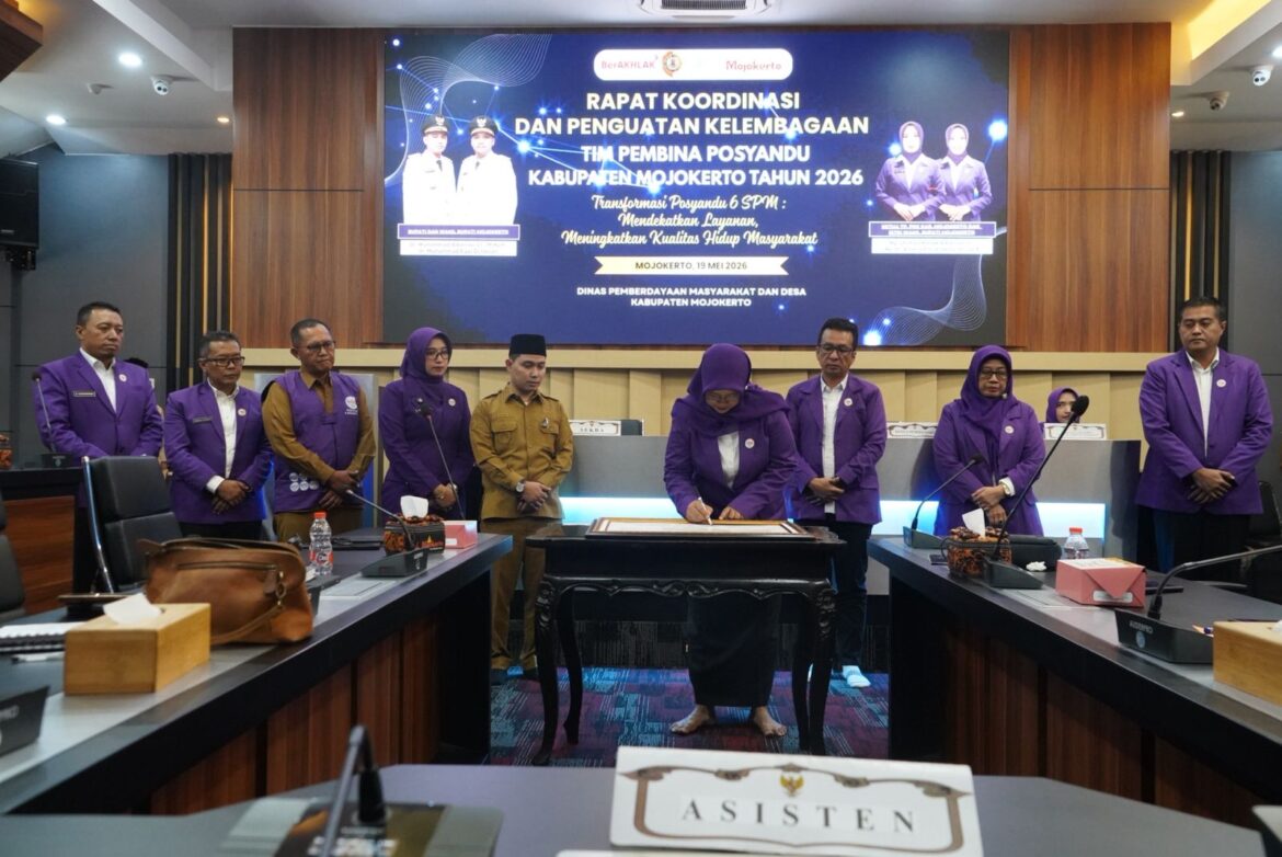 Transformasi Posyandu 6 Bidang SPM, Bupati Mojokerto Tekankan Pelayanan Masyarakat Lebih Terintegrasi