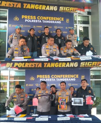 Tawuran Remaja Satu Orang Luka Parah, Polresta Tangerang Bekuk Amankan Tersangka