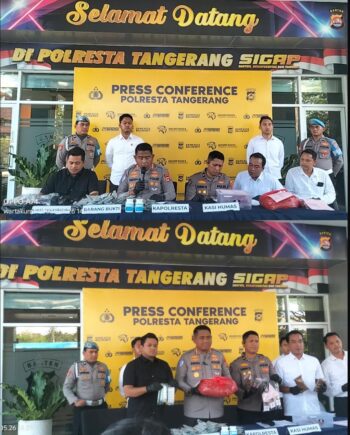 Polresta Tangerang Ungkap Kasus Peredaran Obat Keras, 6 Orang Diamankan dan Ribuan Butir Disita