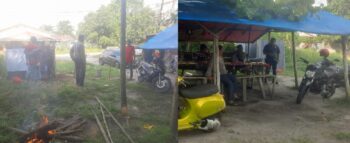 Kebersamaan Grup Tenda Biru Terpancar Lewat Aksi Gotong Royong