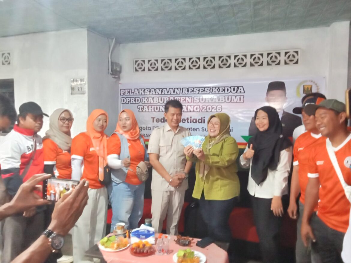 Anggota DPRD, Teddy Setiadi laksanakan Reses kedua kabupaten Sukabumi Tahun sidang 2026