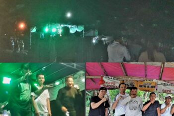 Ribuan Penonton Padati Hiburan Musik Orgen Tunggal Grup Tenda Biru