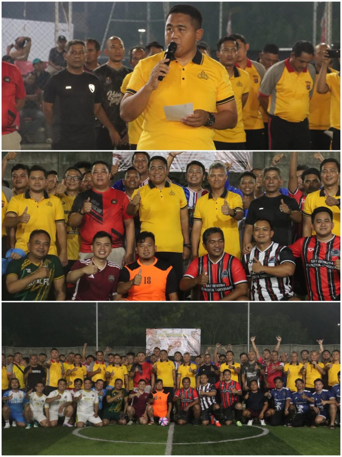 Kapolresta Gelar Turnamen Mini Soccer Meriahkan Peringatan HUT Bhayangkara ke-80