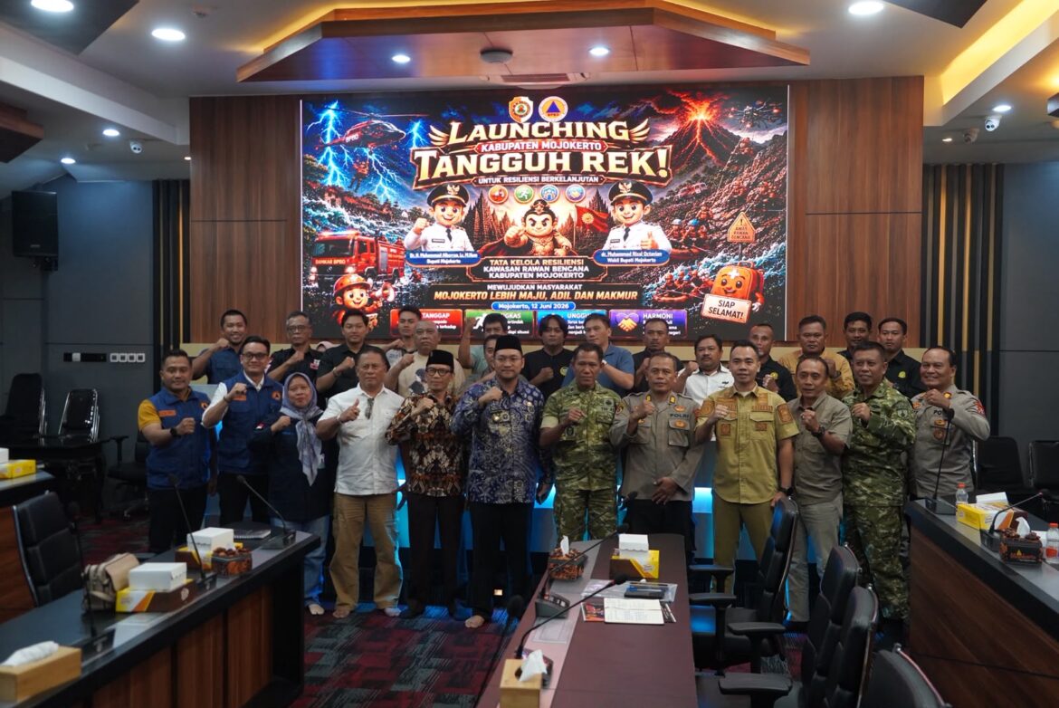 Tanggap Cegah Bencana Alam, Wabup Mojokerto Gelar Rapat Kesiapsiagaan Kebakaran Hutan Dan Laka Air