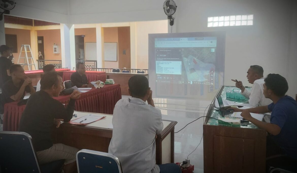 Sengketa Tumpang Tindih Lahan di Dusun Gunung Tiong Masuk Babak Verifikasi Lapangan, Pemdes Pegantungan Fasilitasi Mediasi