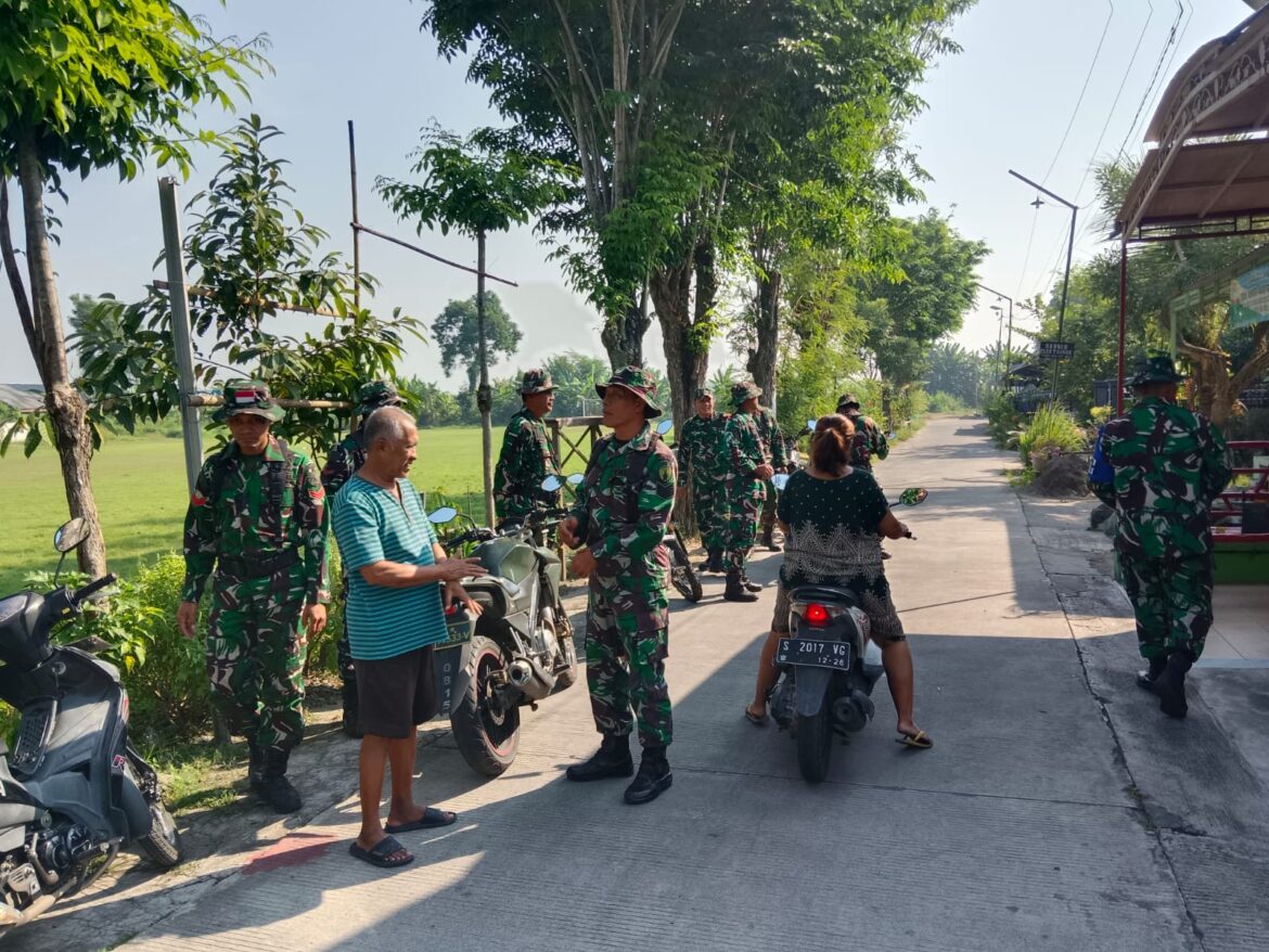 Aplikasi Lapangan Proglatsi Sistem Blok, Kodim 0815/Mojokerto Asah Kemampuan Prajurit dalam Penanganan Konflik Sosial
