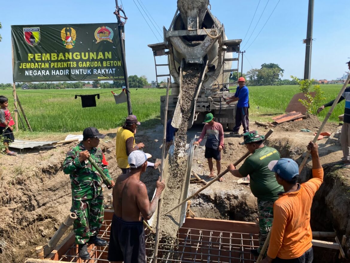 Pengecoran Abutmen Berlangsung, Jembatan Garuda di Desa Jabontegal Siap Wujudkan Akses yang Lebih Baik