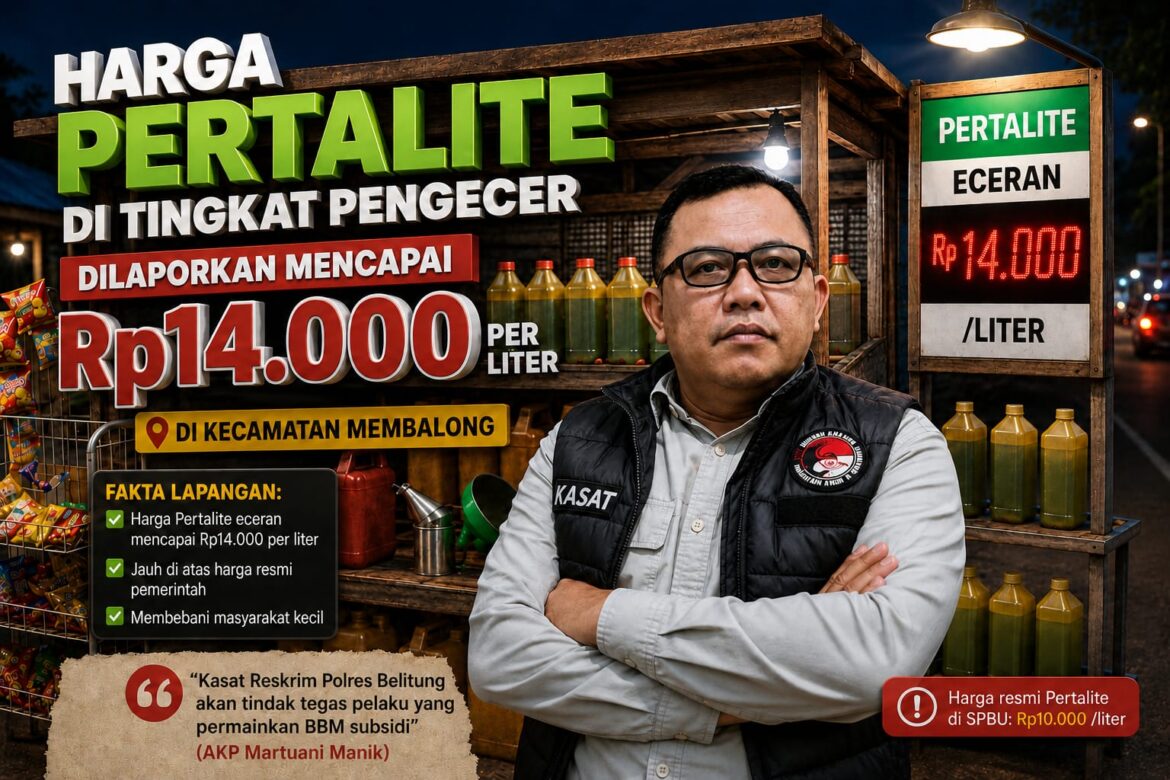 Kasat Reskrim Polres Belitung Akan Tindak Tegas Pelaku yang Mempermainkan BBM Subsidi di Membalong