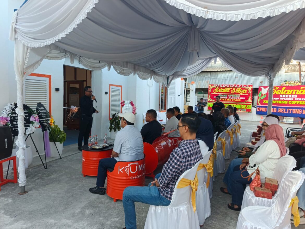 Resmi Dibuka, Kumintang Coffee and Space Hadir Jadi “Ruang Baru” Nongkrong di Pusat Tanjungpandan