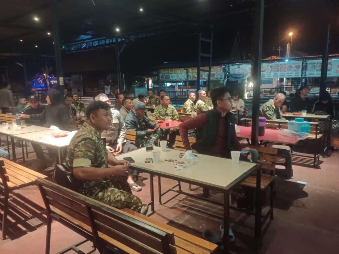 Prancis Menang 2-0, Nobar Kodim 0815/Mojokerto Hidupkan Kebersamaan dan UMKM