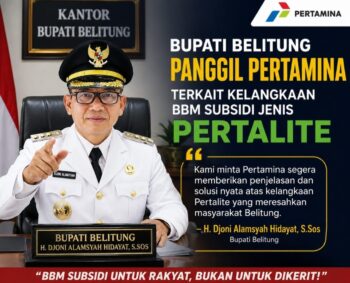 Kelangkaan BBM Jenis Pertalite, Bupati Belitung Panggil Pertamina